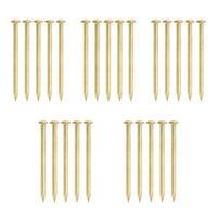 B&Q Brass Effect Picture Pin Pack of 25