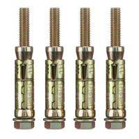 B&Q Metal Anchor Bolt Pack of 4