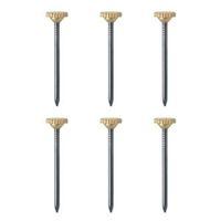 B&Q Picture Pin Pack of 6