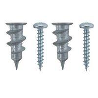 B&Q Plastic & Metal Self Drive Plugs Pack of 12