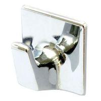 bq chrome effect abs robe hook pack of 2