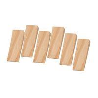 B&Q Wood Door Wedge Pack of 6