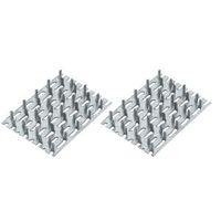 B&Q Zinc Timber Connector Pack of 4