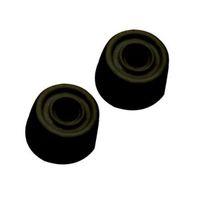 B&Q Rubber Black Door Stop Pack of 2