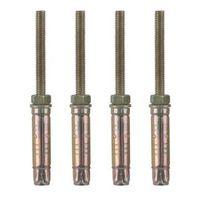 bq metal projecting anchor bolt pack of 4