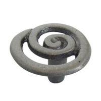 bq pewter round internal cabinet knob