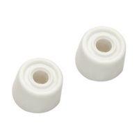 B&Q PVC White Door Stop Pack of 2