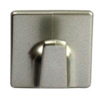 bq silver effect abs robe hook pack of 2