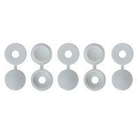 B&Q M4 Pozi Screw Cap (Dia)12mm Pack of 10