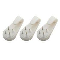 B&Q White Picture Hook Pack of 3