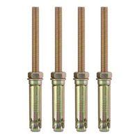 bq metal projecting anchor bolt pack of 4