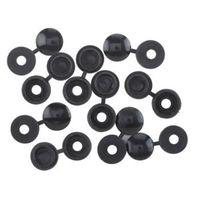 B&Q M4 Pozi Screw Cap (Dia)12mm Pack of 10