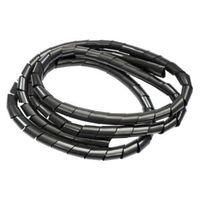 bq black plastic spiral cable tidy