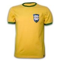 Brazil WC 1970 Short Sleeve Retro Shirt 100% cotton