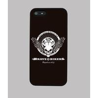 brave bikers skull phone