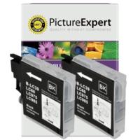 Brother LC985BK Compatible Black Ink Cartridge TWINPACK