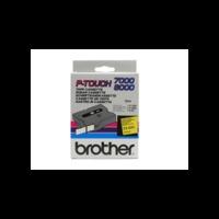 Brother TX-651 Original P-Touch Black on Yellow Tape 24mm x 15m