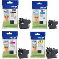 brother lc3217 original 4 ink cartridge pack bkcmy