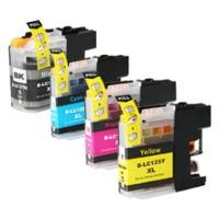 Brother LC127XL & LC125XL Compatible High Capacity Ink Cartridge 4 Pack