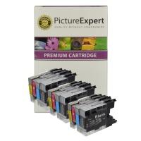 Brother LC1240 Compatible Black & Colour 12 Ink Cartridge Pack