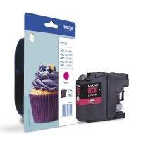 brother lc123m original magenta ink cartridge