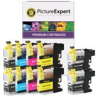 Brother LC-123 Compatible Black & Colour 10 Ink Cartridge Multipack