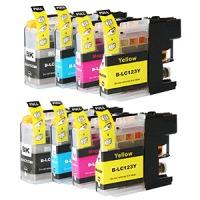 Brother LC-123 Compatible Black & Colour 8 Ink Cartridge Multipack