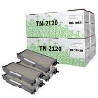 Brother TN-2120 Compatible High Capacity Black Toner Cartridge QUADPACK
