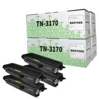 Brother TN-3170 Compatible High Capacity Black Toner Cartridge QUADPACK