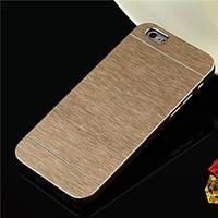 Brushed Aluminium Chrome Hard Case for iPhone 6 (Assorted Colors)