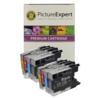 brother lc1240 compatible black colour 8 ink cartridge pack