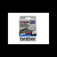 Brother TX-241 Original P-Touch Black on White Tape 18mm x 15m