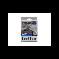 brother tx 151 original p touch black on clear tape 24mm x 15m