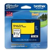 Brother TZE-661 Original P-Touch Black On Yellow Tape 36mm x 8m