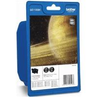 Brother LC1100BK (LC1100BKBP2) Original Black Ink Cartridge Twinpack