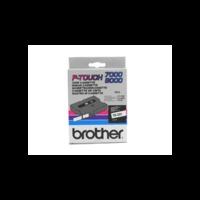 Brother TX-221 Original P-Touch Black on White Tape 9mm x 15m