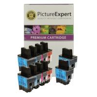 brother lc900 compatible black colour ink cartridge 10 pack