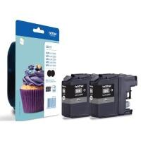 Brother LC123BK (LC123BKBP2) Original Black Ink Cartridge TWINPACK