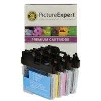 brother lc1100 bkcmy compatible black colour 4 ink cartridge pack