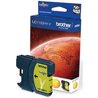 Brother LC1100HYY High Capacity Original Yellow Ink Cartridge