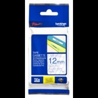 Brother TZE-133 Original P-Touch Blue on Clear Laminated Tape 12mm x 8m