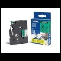 Brother TZE-721 Original P-Touch Black on Green Laminated Tape 9mm x 8m