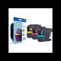 Brother LC123 (LC123RBWBP) Original 3 Ink Cartridge Pack (C/M/Y)