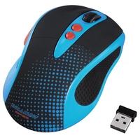 Brightly Coloured 2.0 Wireless Optical Mouse (Blue)