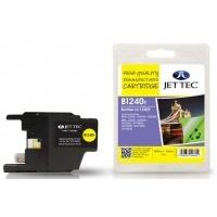 brother lc1240y yellow remanufactured jettec ink cartridge b1240y