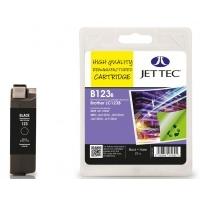 Brother LC123 Black Remanufactured Ink Cartridge by JetTec - B123B