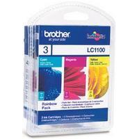 brother lc1100 ink cartridge multipack cmy