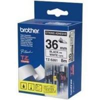 Brother TZES261 36mm Strong Adhesive Tape - Black on White