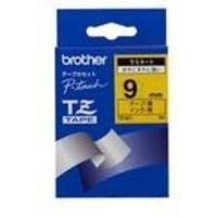 Brother P-Touch TZE621 9mm Gloss Tape - Black on Yellow
