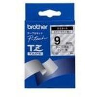 brother p touch tze121 9mm gloss tape black on clear